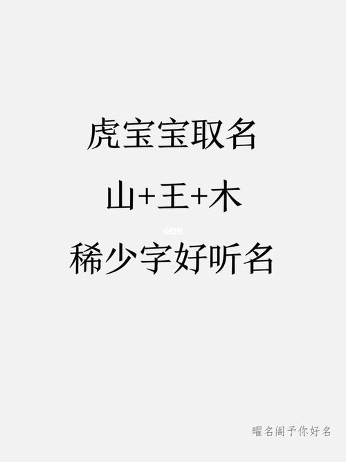 虎宝宝取名:稀少字好听名